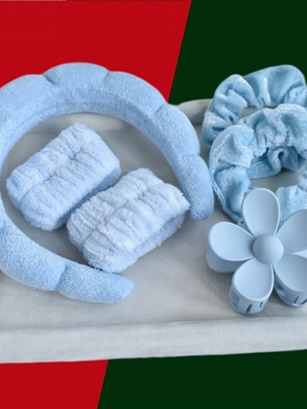 Puffy Spa Headband Terry Cloth Sponge